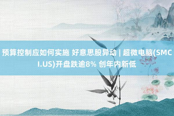 预算控制应如何实施 好意思股异动 | 超微电脑(SMCI.US)开盘跌逾8% 创年内新低