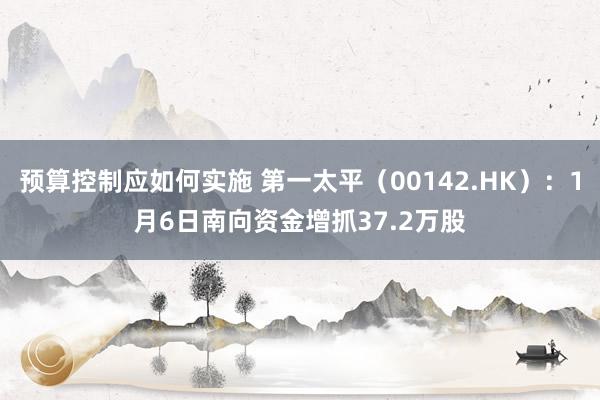 预算控制应如何实施 第一太平（00142.HK）：1月6日南向资金增抓37.2万股